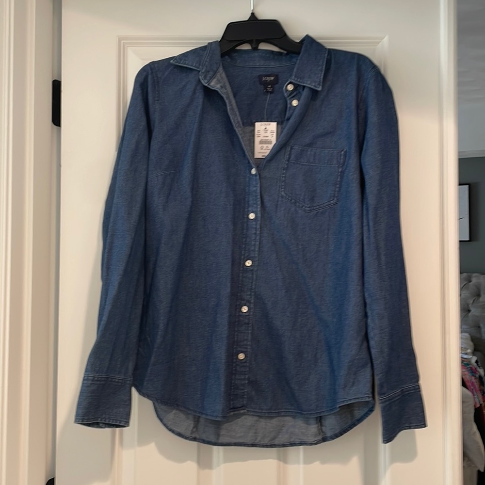 J. Crew Chambray Denim Shirt